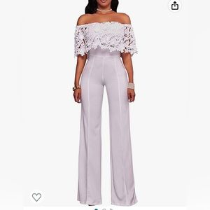 NWT Womens Elegant Off Shoulder Jumpsuit